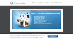Desktop Screenshot of cyberhomepage.de